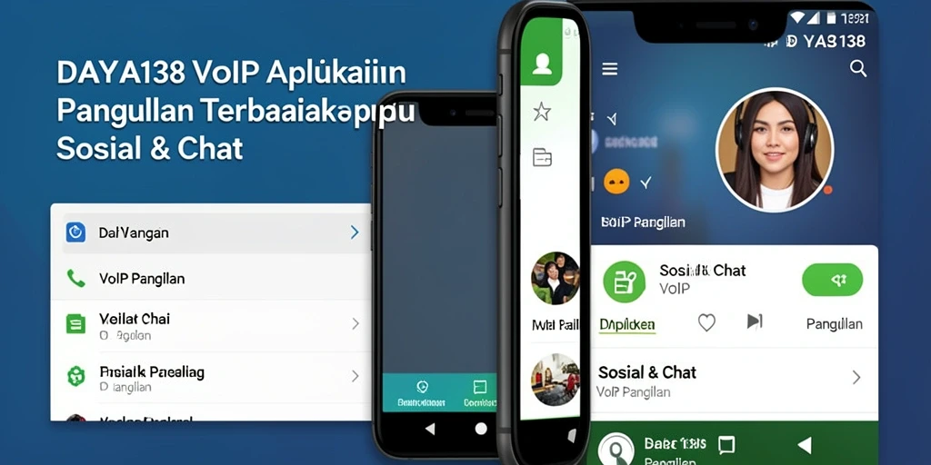 Antarmuka pengguna DAYA138 untuk panggilan VoIP yang intuitif dan mudah digunakan.