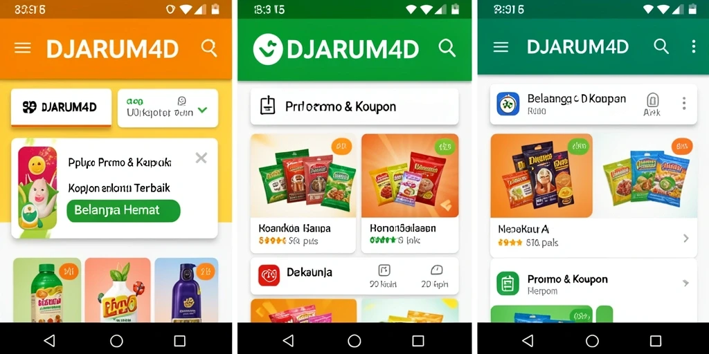 Tampilan antarmuka DJARUM4D dengan fungsi promo & kupon.