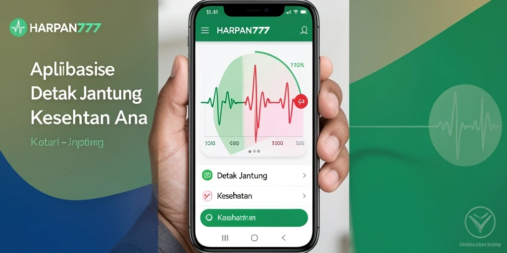 Antarmuka HARAPAN777 menampilkan data detak jantung dengan jelas dan informatif.