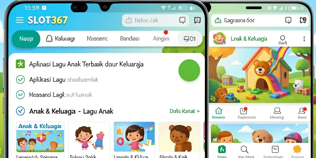 Tampilan antarmuka SLOT367 dengan lagu-lagu anak yang menarik.